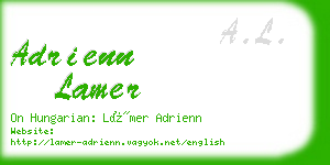 adrienn lamer business card